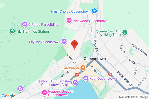 Map for Kidsfirst Kindergartens Wakatipu