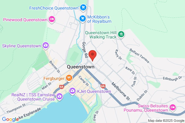 Map for ACG Queenstown Henry Street