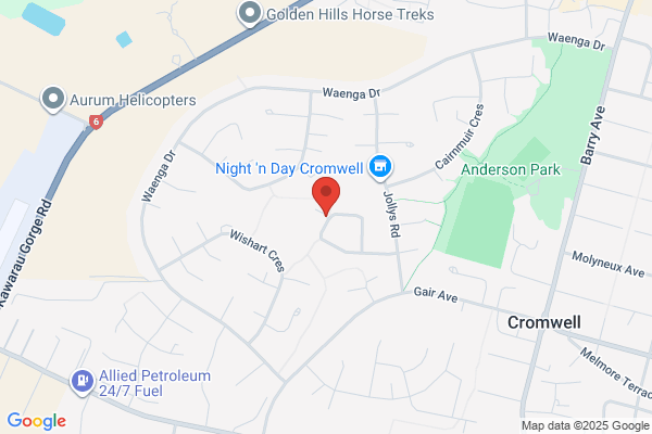 Map for Barnardos Early Learning Centre Cromwell