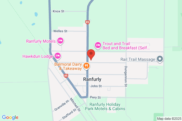 Map for Kids at Play Ranfurly