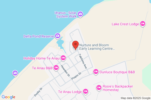 Map for Nurture and Bloom Early Learning Centre - Te Anau