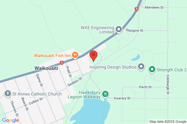 Map for Waikouaiti Playcentre