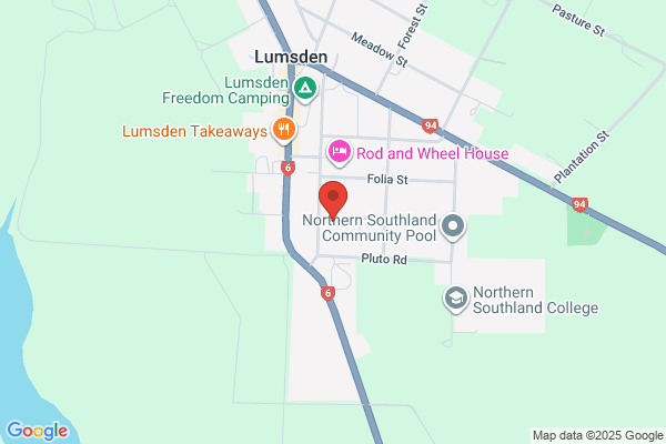 Map for Northern Southland Kindergarten