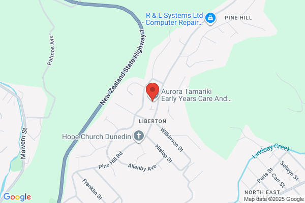 Map for Aurora Tamariki Early Years Care and Kindergarten