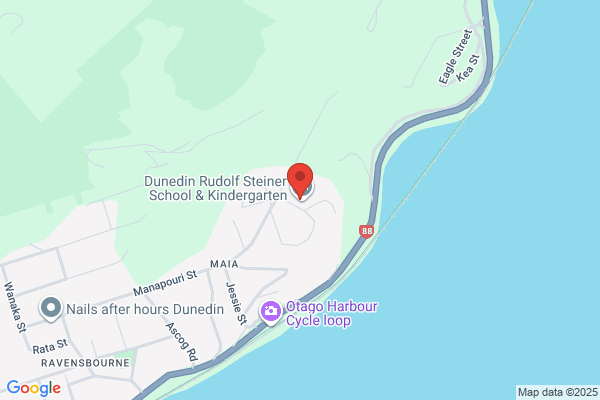 Map for Dunedin Rudolf Steiner Kindergarten
