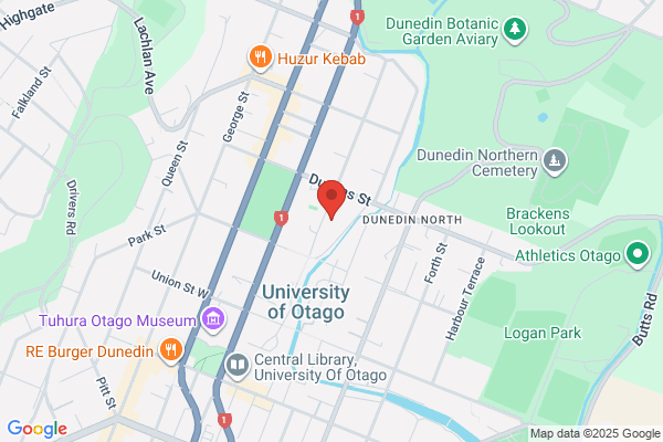 Map for Otago University Childcare Association - Te Pā