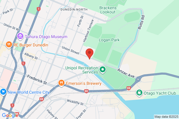 Map for Otago University Childcare Association - College Centre