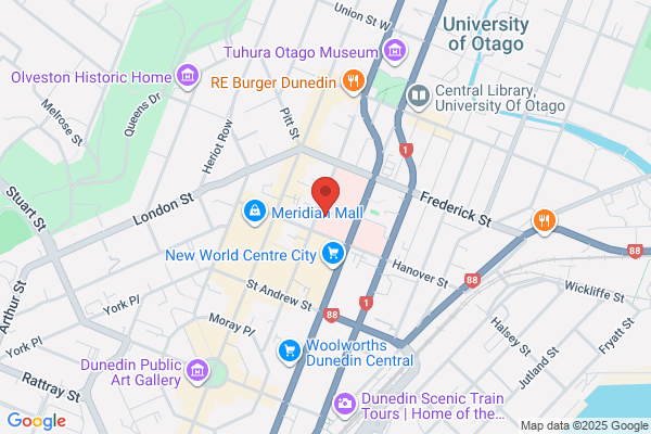 Map for Dunedin Hospital Early Childhood Centre