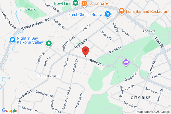 Map for Otago Childcare Centre Inc