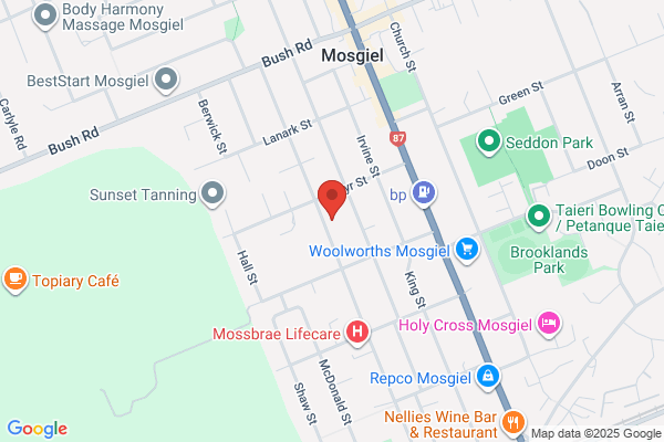 Map for Mosgiel Playcentre