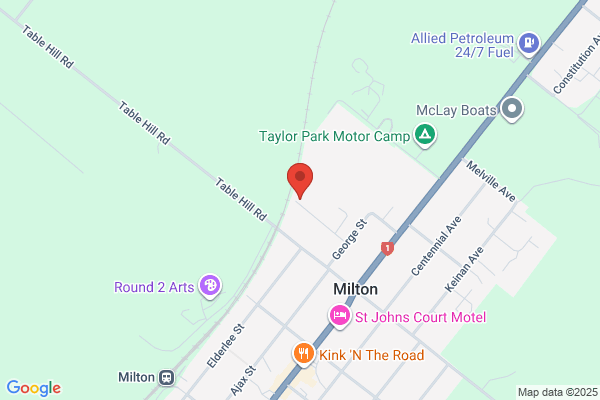 Map for Milton Kindergarten