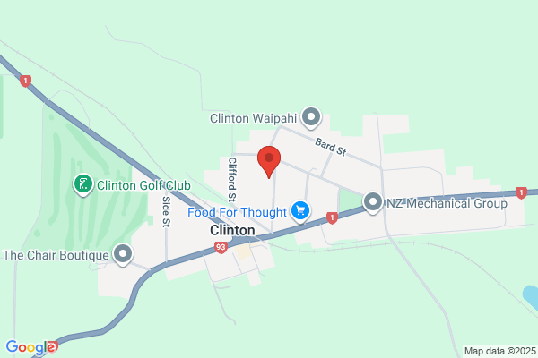 Map for Clinton Playcentre