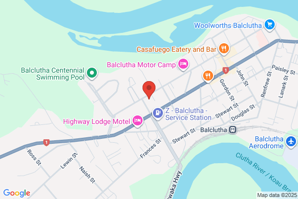 Map for BestStart Balclutha