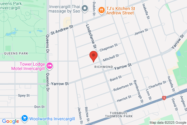 Map for Lindisfarne Kindergarten