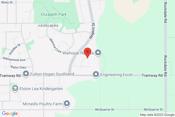 Map for Te Kōhanga Reo o Murihiku