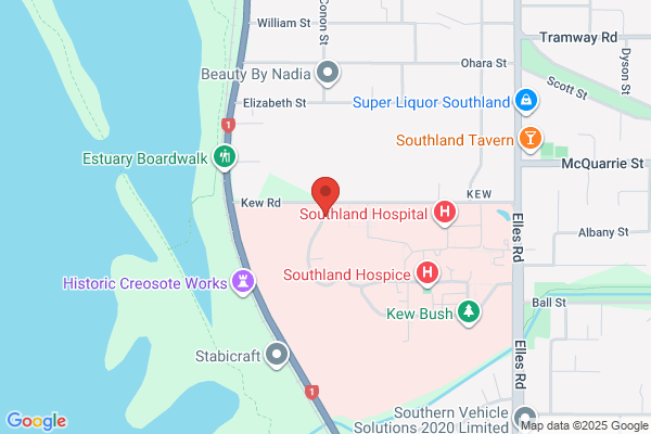 Map for Children's Ward Playroom - Southland Hospital
