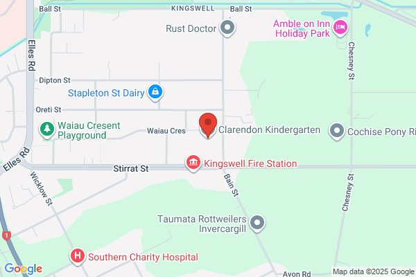 Map for Clarendon Kindergarten