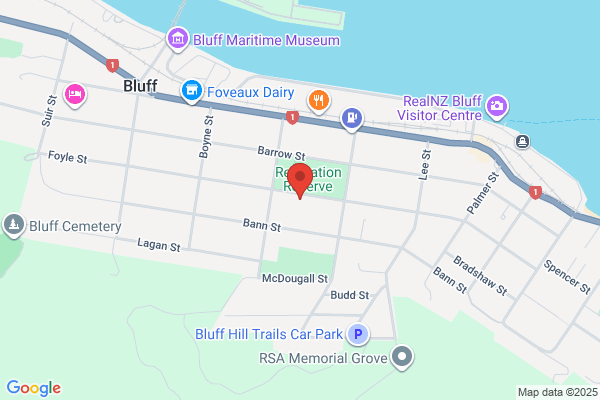 Map for Bluff Kindergarten